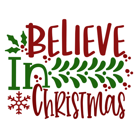 Believe In Christmas T-shirt (White)