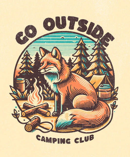 Adventure Awaits Camping T-shirt