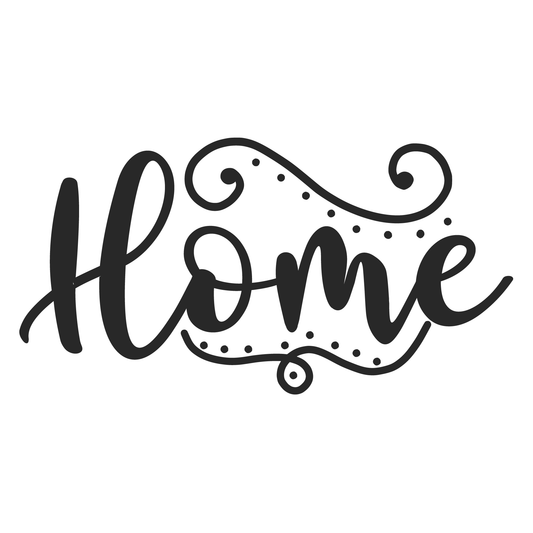Charming Home Typography T-shirt (White)