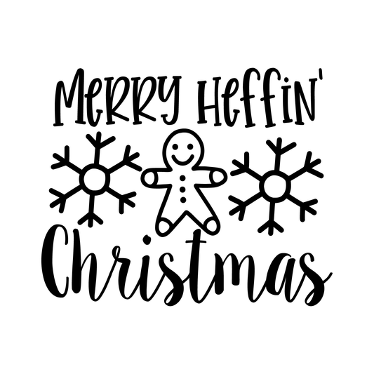 Merry Heffin' Christmas Tee (White)