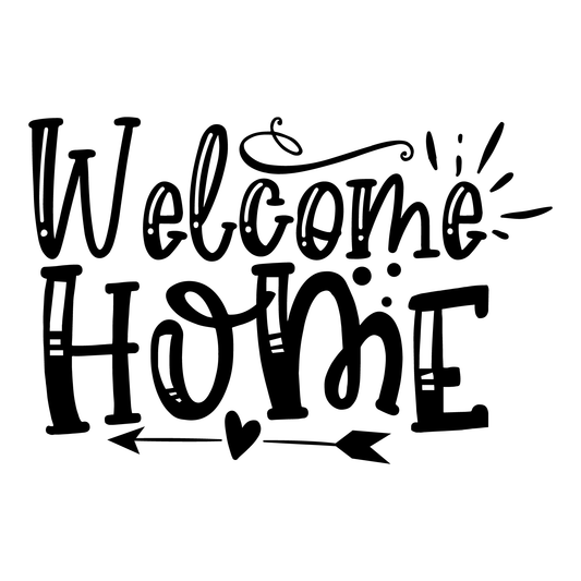 Welcome Home Graphic Tee (White)