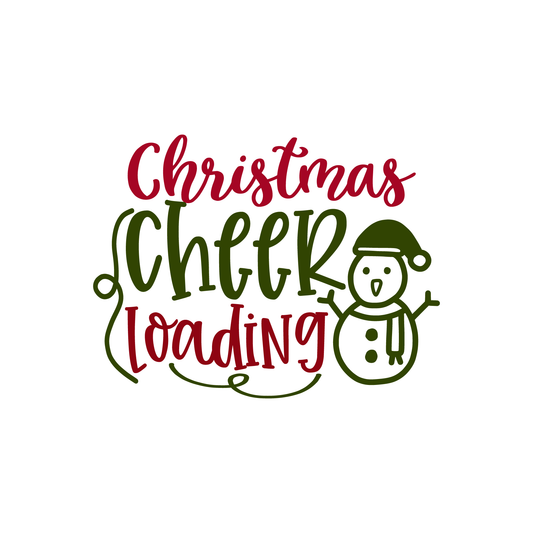Christmas Cheer Loading T-shirt (White)