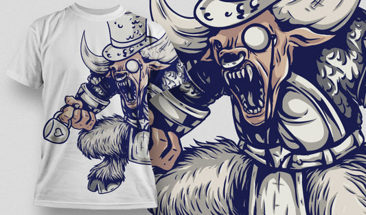 Fierce Graphic T-shirt Design (White)