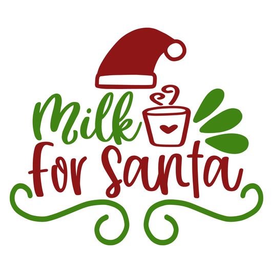 Milk For Santa T-shirt (White)