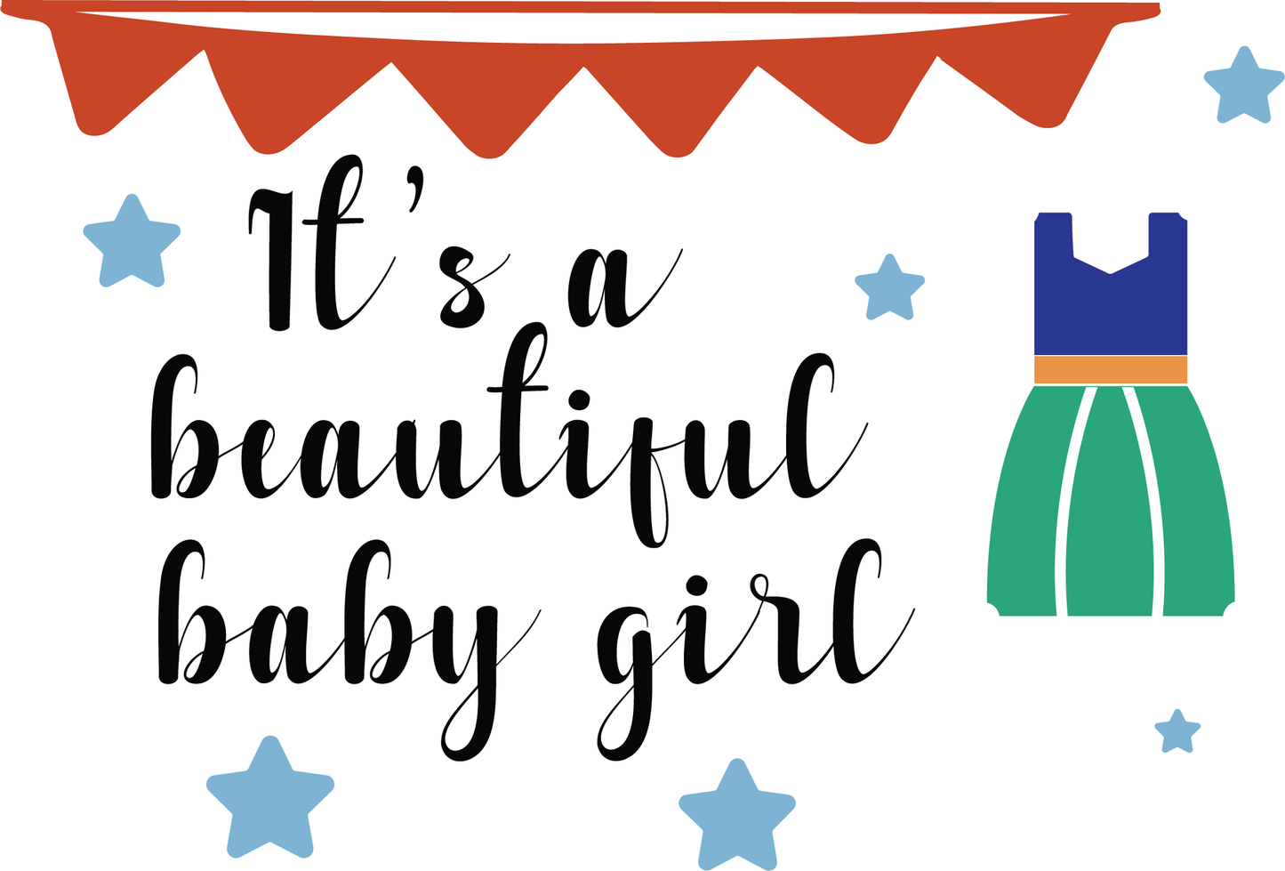 Beautiful Baby Girl T-shirt (White)