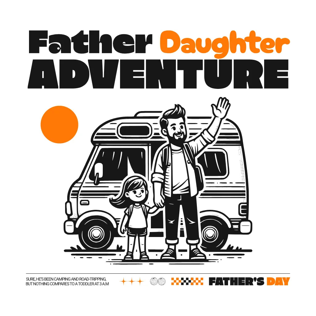 Father Daughter Adventure T-shirt