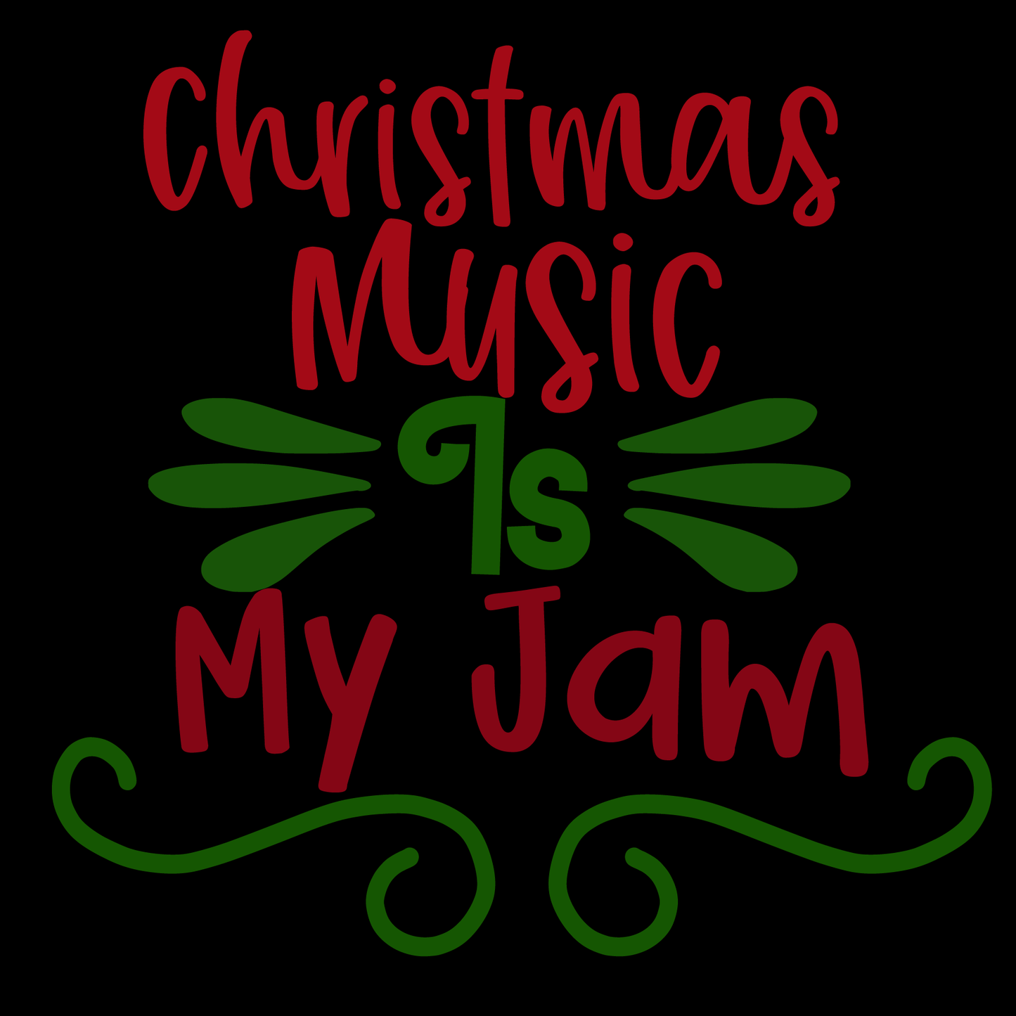 Christmas Music Is My Jam (White)