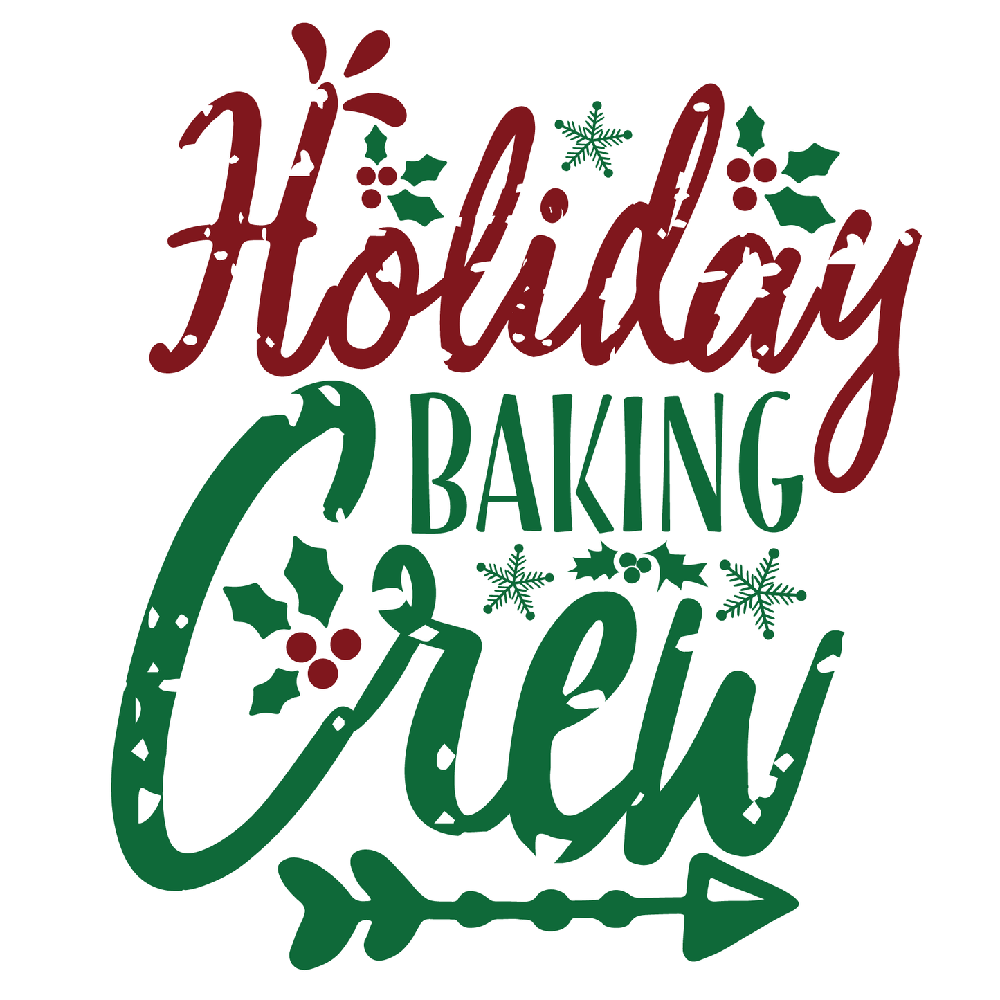 Holiday Baking Crew T-shirt (White)
