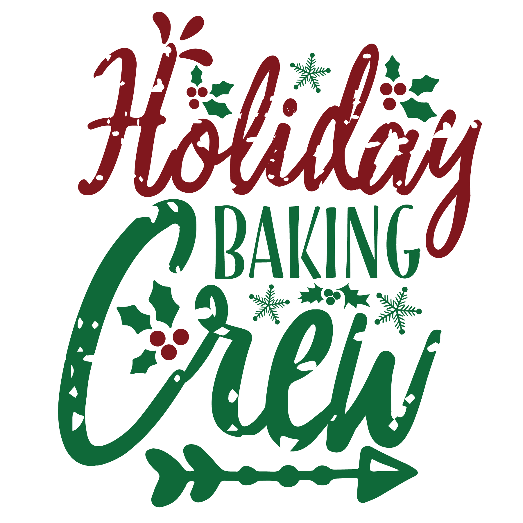 Holiday Baking Crew T-shirt (White)