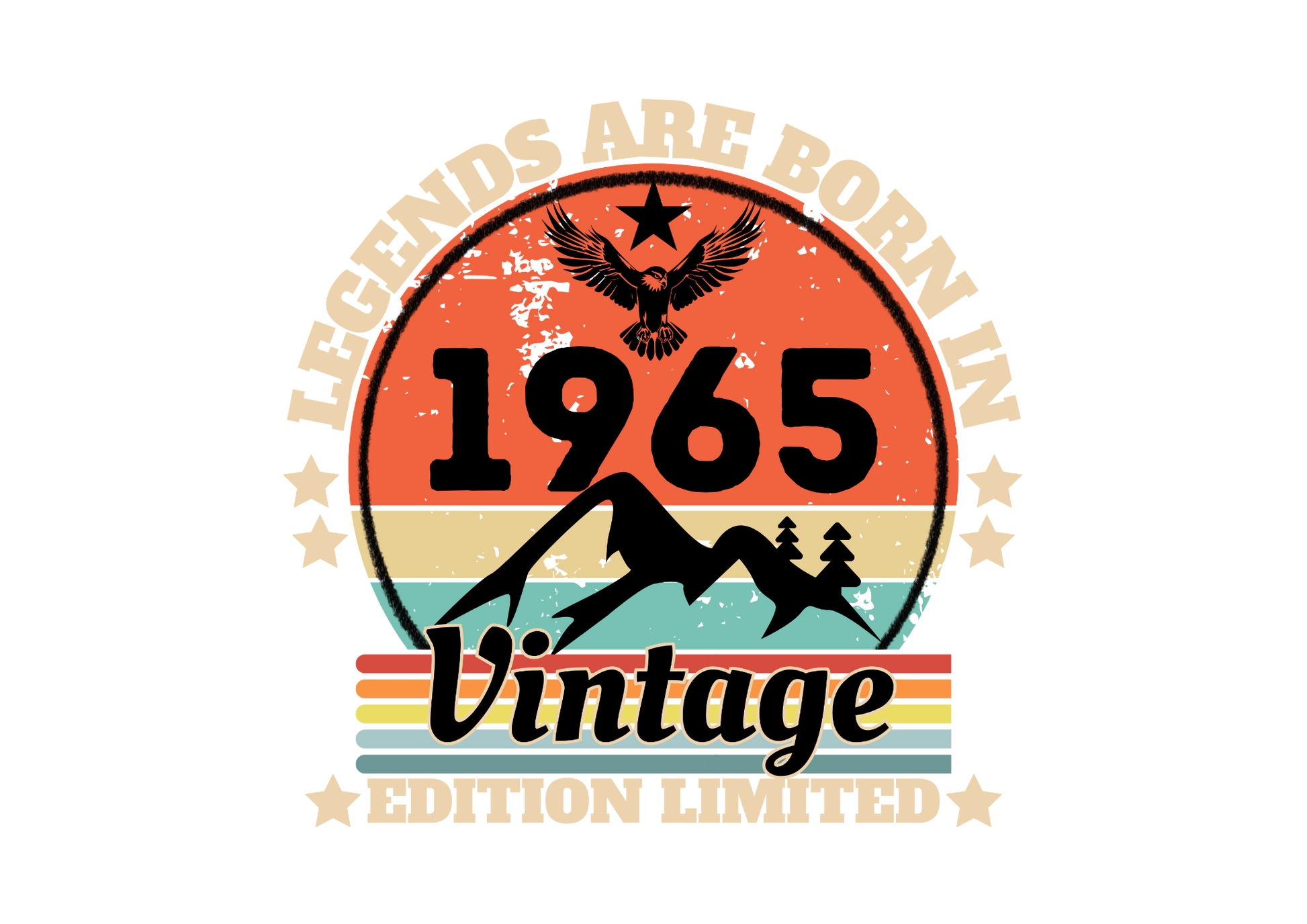 Legends 1965 Vintage — Tee (Black)
