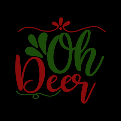 Oh Deer Holiday T-shirt (White)