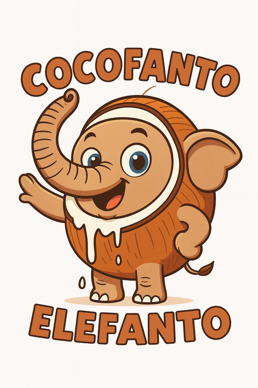 Italian Brainrot — Cocofanto Elefanto — Tee (White)
