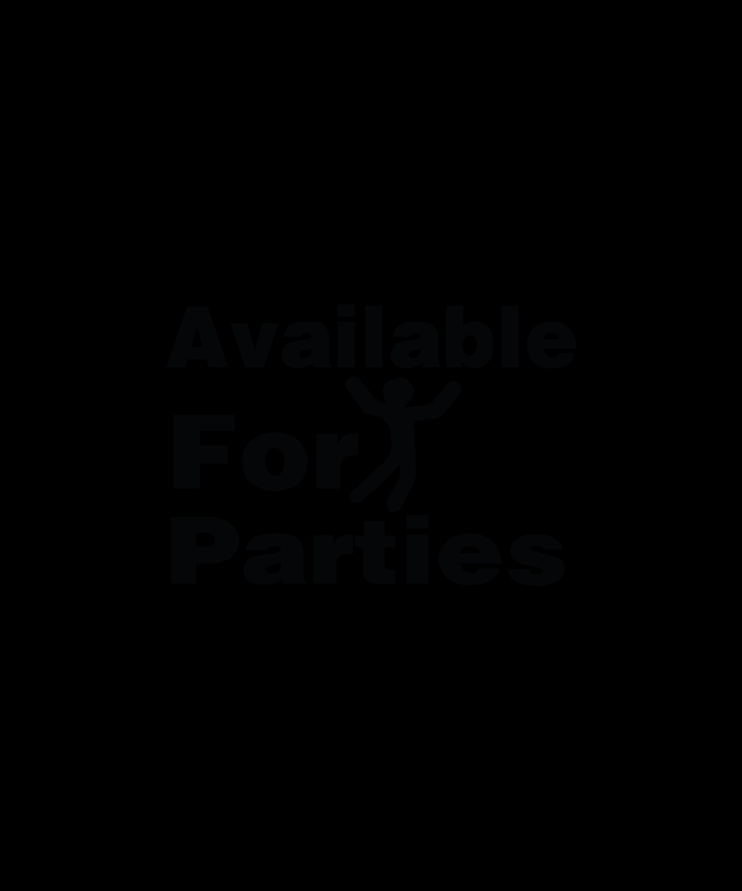 Party Ready T-shirt (Black)