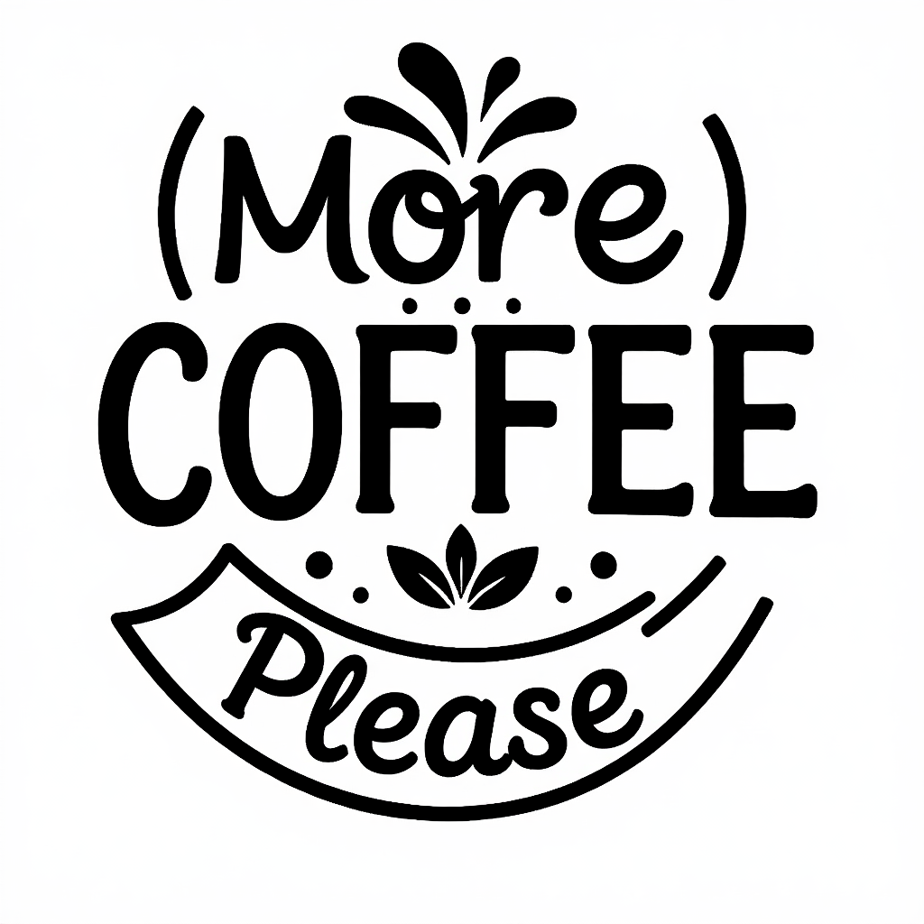 More Coffee Please T-shirt
