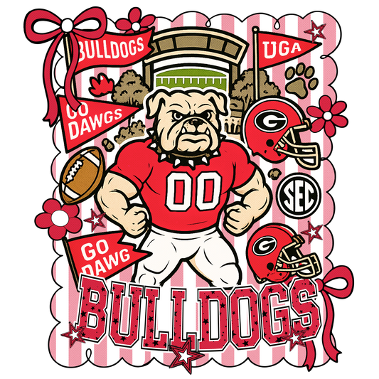Bulldogs Collage — Tee (Cream)
