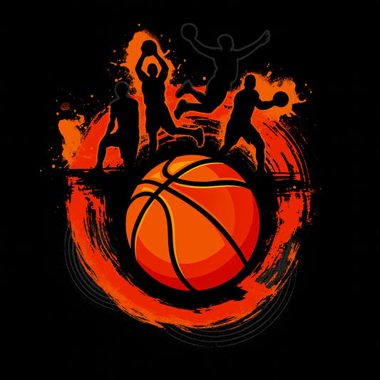 Dynamic Basketball Action T-shirt