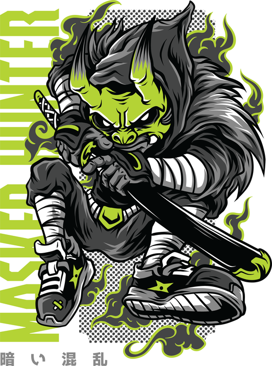 Fierce Warrior Graphic Tee (White)